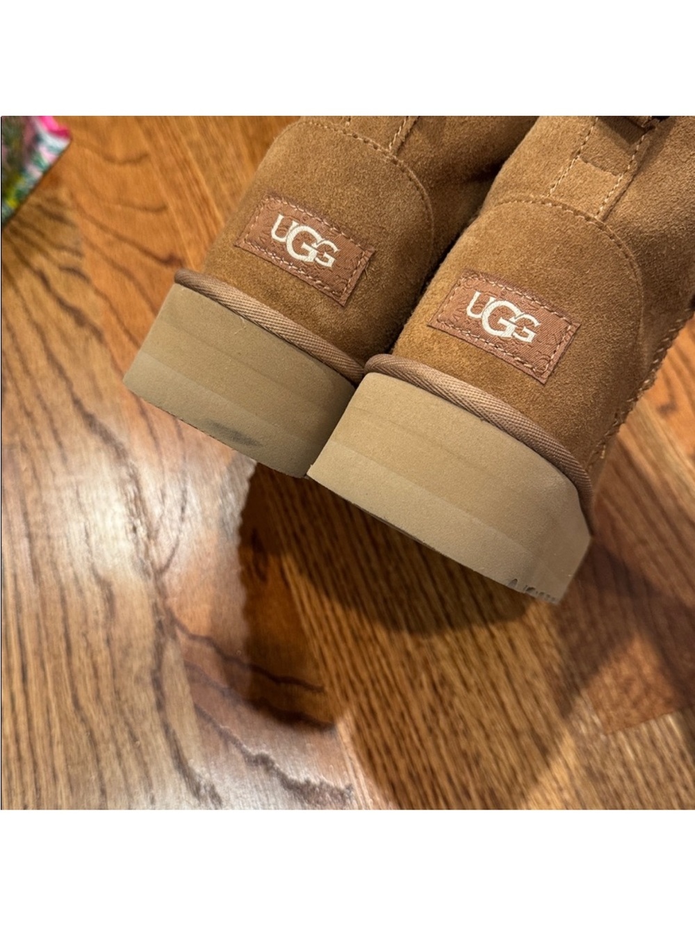 UGG Kids Chestnut Suede Mini Boot